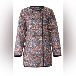 Reversible puffer jacket in Liberty floral